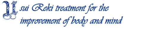 Usui Reiki treatment for the improvement of body and mind